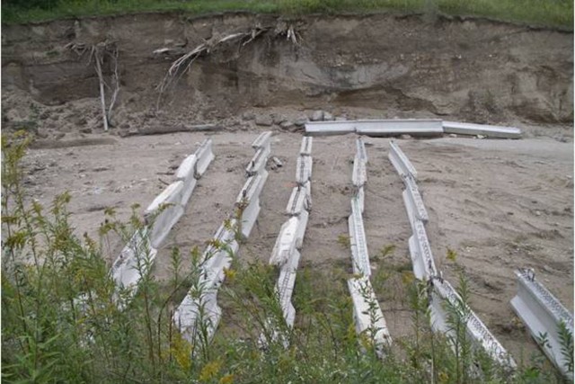 Project involved construction of rock riffles and weirs