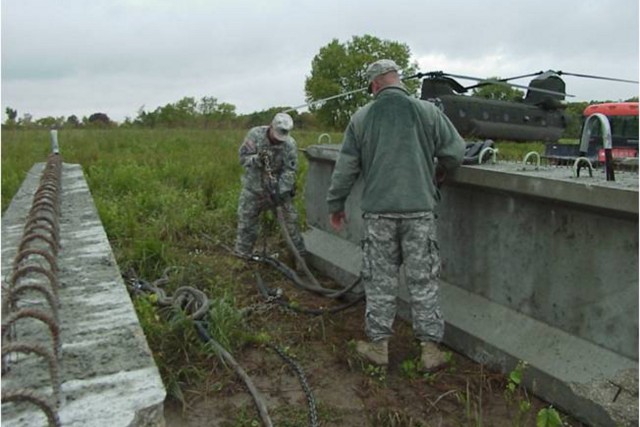 Soldiers annual training events included Kickapoo Creek projects