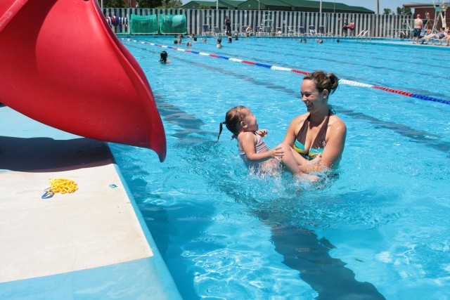 Open swim: Fort Carson community members dive into summer