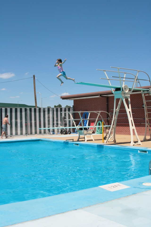 Open swim: Fort Carson community members dive into summer