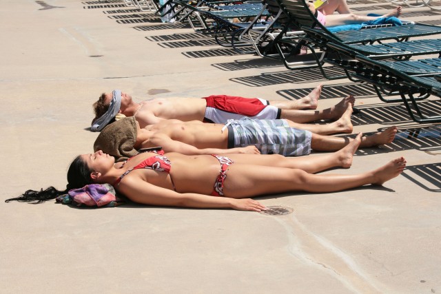 Open swim: Fort Carson community members dive into summer