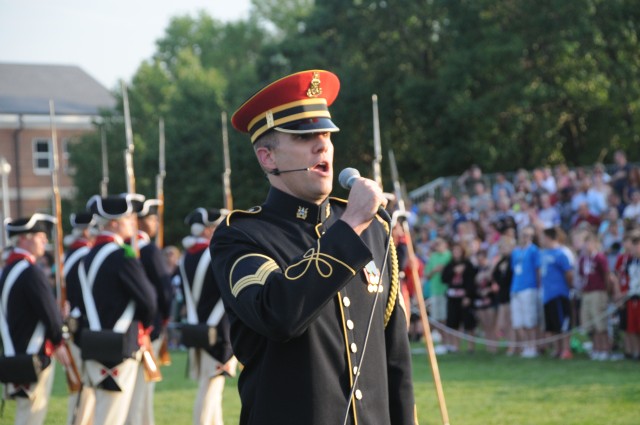 Thousands Watch Soldiers Perform Twilight Tattoo!