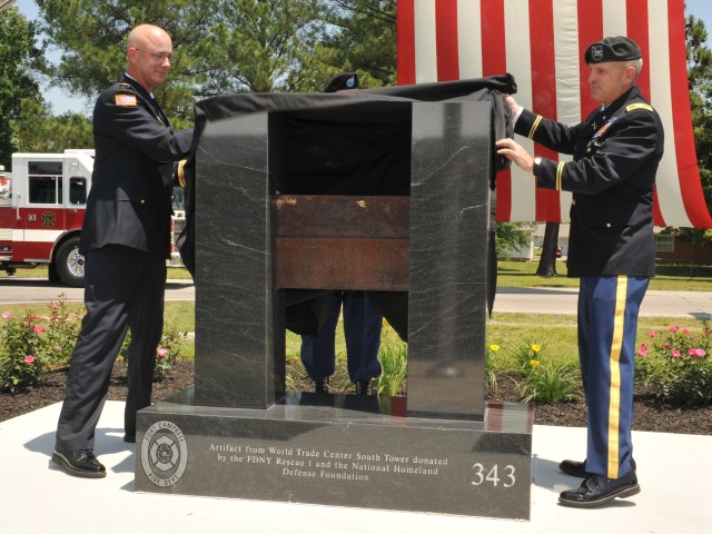 Fort Campbell Fire Department unveils 9/11 monument at station HQ ...