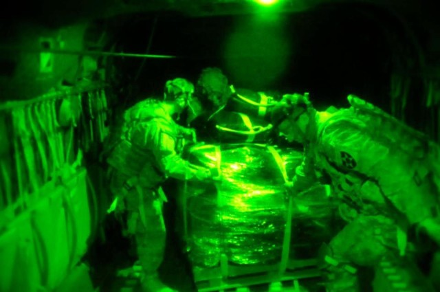 Bringing supplies to those in the fight