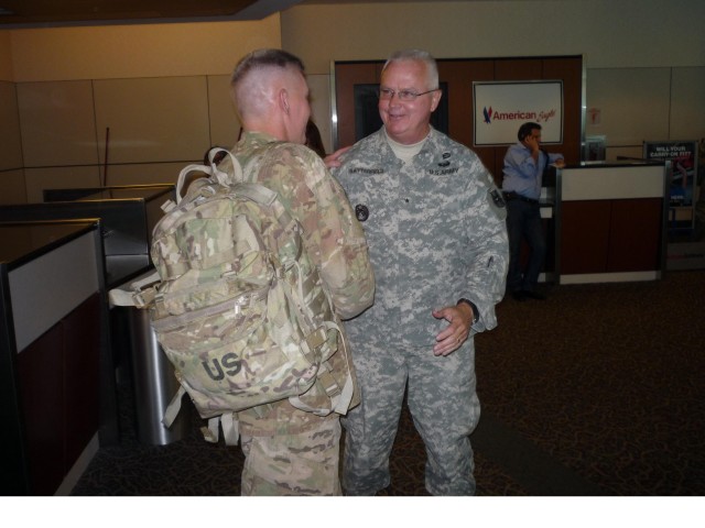 207th Army Liaison Team Soldier returns home