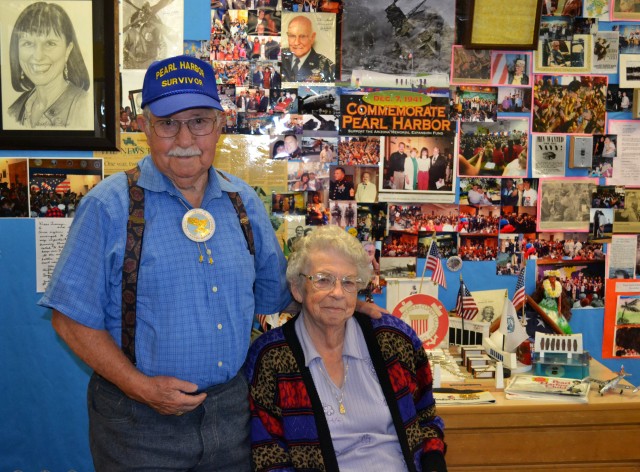 Tyee Park Elementary recognizes Pearl Harbor survivor's 90th birthday at sprng concert