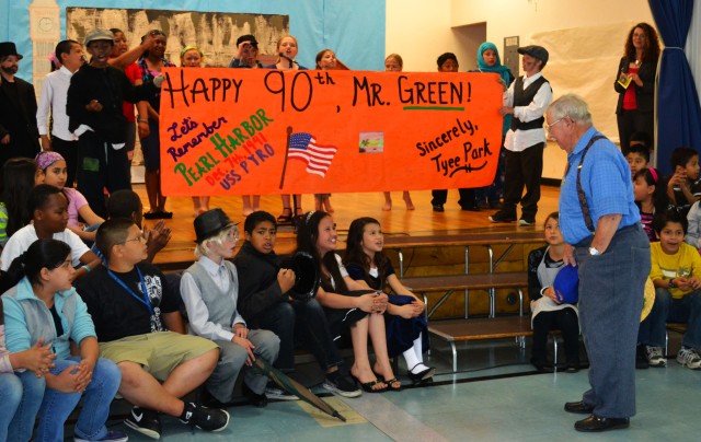 Tyee Park Elementary School recognizes Pearl Harbor survivor at spring concert