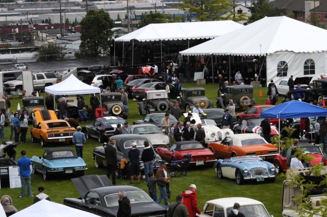 I Corps Honor Guard takes part in Le May "America's" Car Museum grand opening