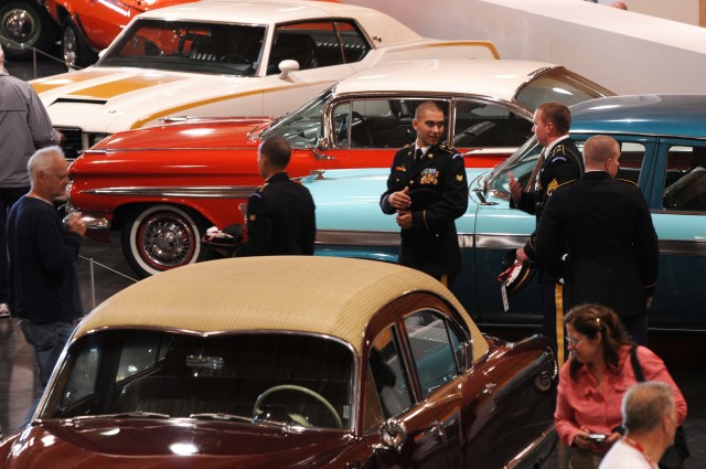 I Corps Honor Guard takes part in Le May "America's" Car Museum grand opening