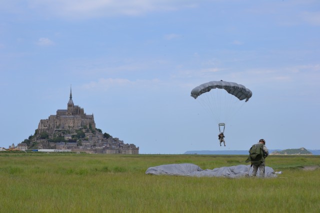 Special Forces Soldier lands in France for D-Day commemoration