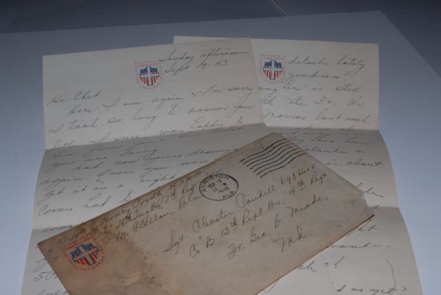 World War II-era letters discovered in wall