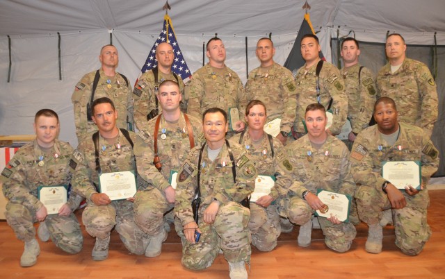Sailors receive Army Achievement Medals