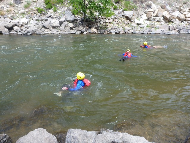 Adrenaline rush: Interns test skills in the drink