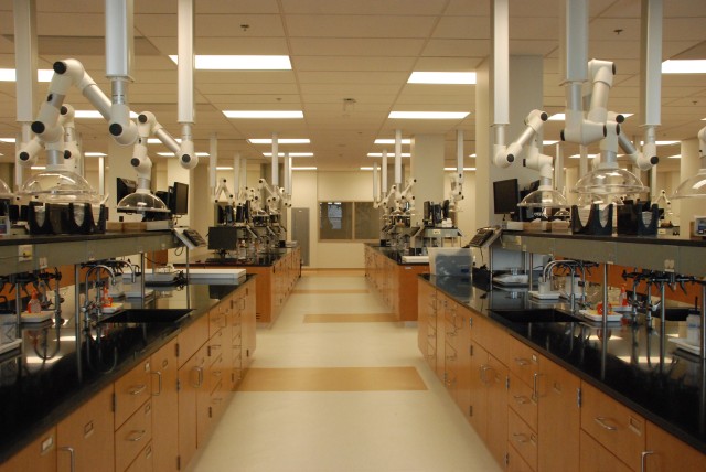 Fully renovated science lab