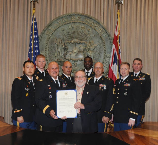 Hawaii Governor declares June 14th US Army Day in Hawaii