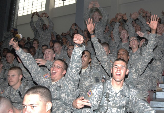 Soldier show frenzy