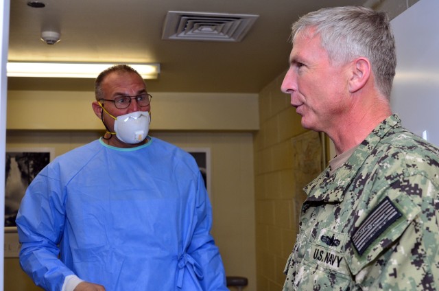 Incoming CENTCOM Director of Operations tours the DFIP