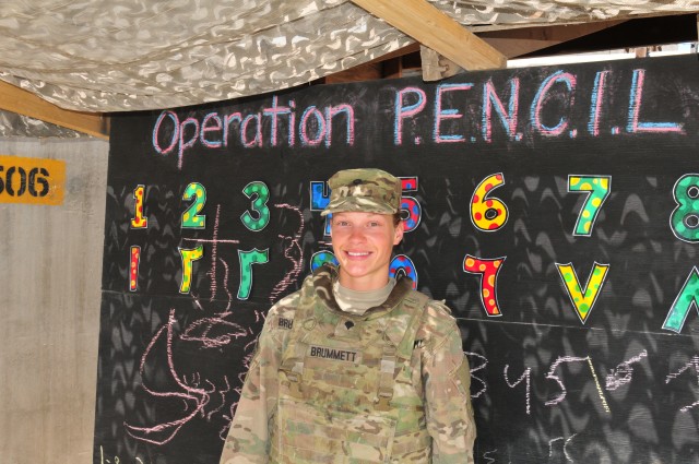 Service members encourage learning through Operation PENCIL