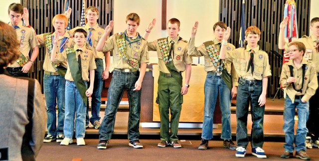 Scouts welcome new Eagles to their ranks