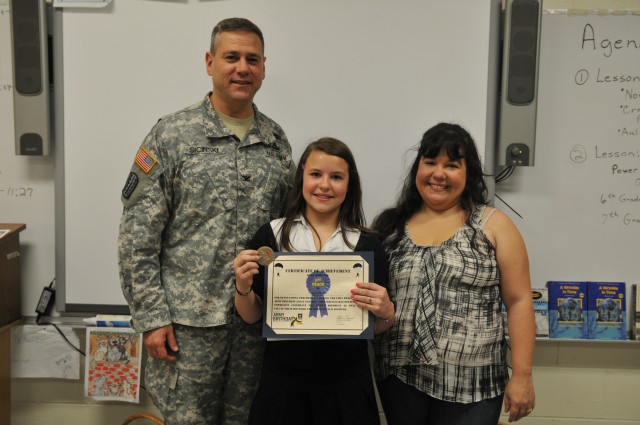 Army's 237th Birthday Elementary & Middle School Contest Awardees