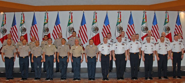 Senior U.S., Mexican Army leaders hold talks in Mexico City