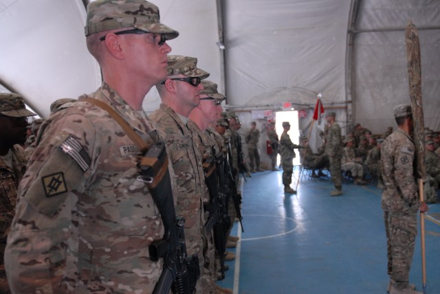411th Engineers assume control of operations in Afghanistan