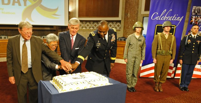 McHugh avoids grilling on Capitol Hill, shares Army Birthday cake