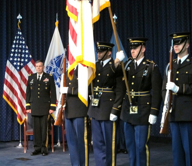 LTG William Phillips at the McNamara DLA Facility 12 June 2012