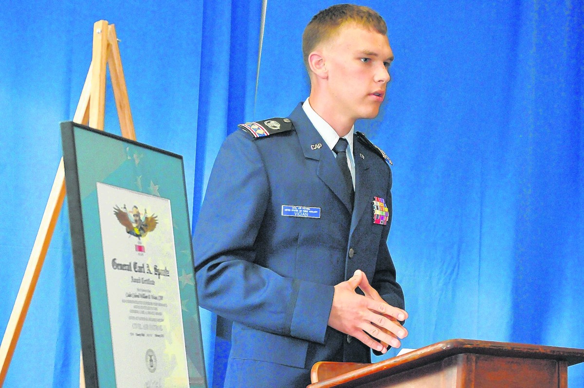 Civil Air Patrol cadet receives rare Spaatz award | Article | The