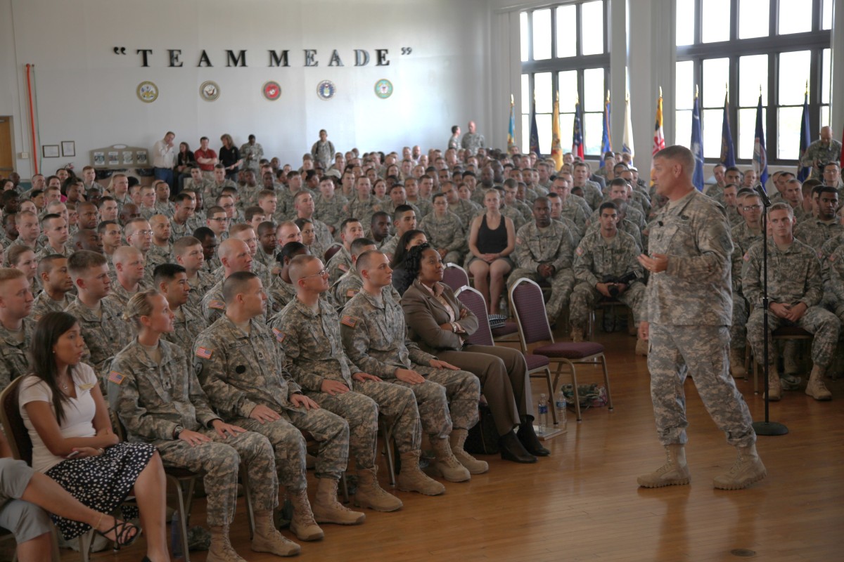 Sergeant Major of the Army tours Fort Meade Article The United