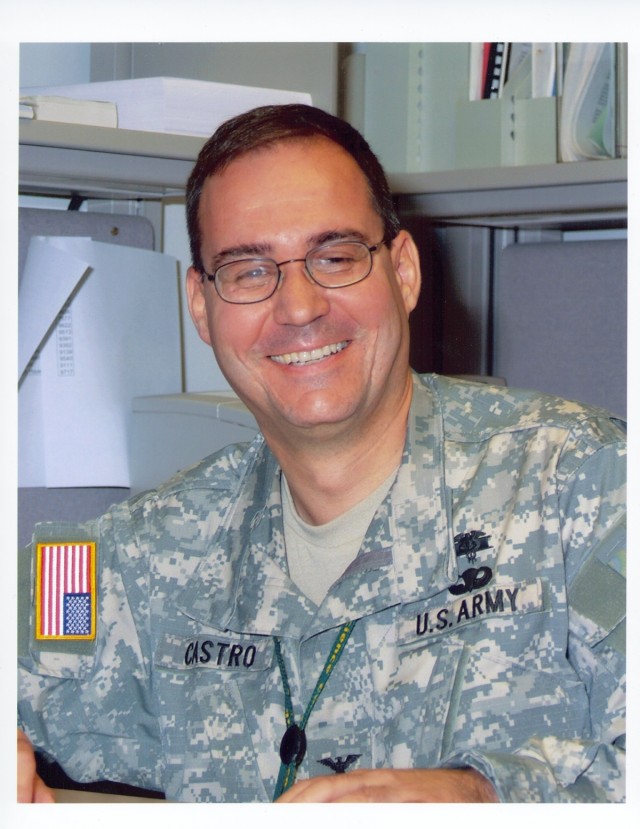 Col. Carl Castro, director of the Military Operational Medicine Research Program