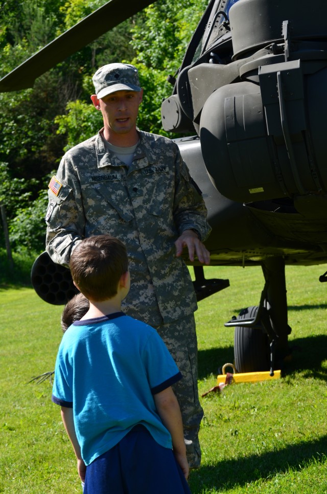 Fort Drum Soldiers help support local Flag Day celebrations