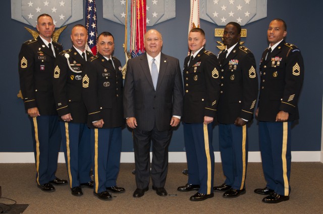Top Army recruiters, career counselors recognized at the Pentagon
