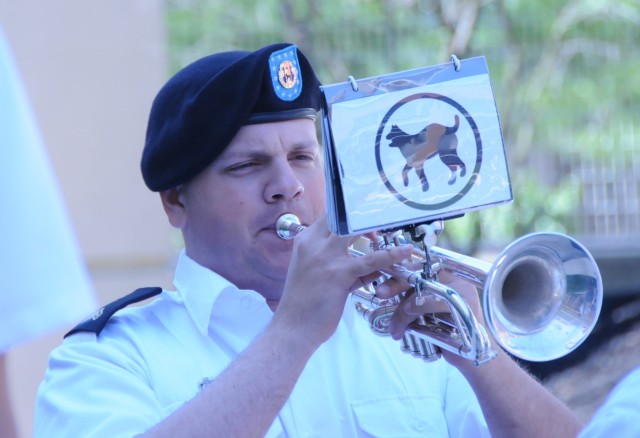 100th Army Band plays at Cincinnati Reds game on Flag Day