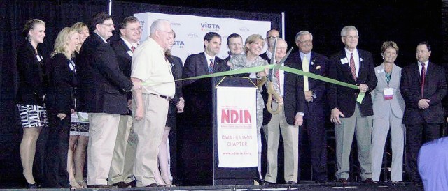 Ribbon cutting at the 2012 Midwest Small Business Government Contracting Symposium