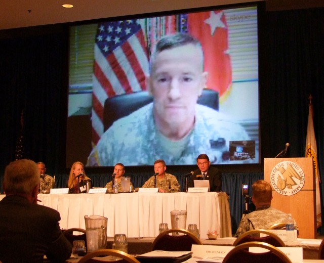 Lt. Gen. Bednarek joins symposium via internet