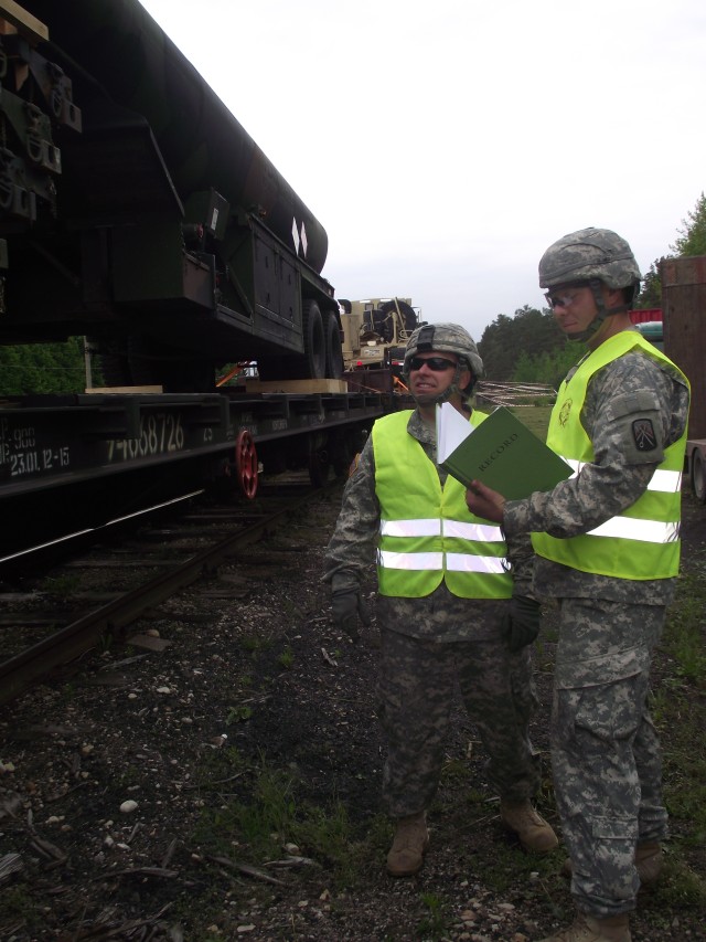 635th MCT provides movement control support for USAREUR multi-national exercise