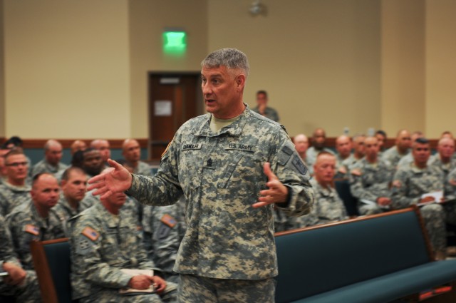 Chandler urges NCOs to promote culture of professionalism