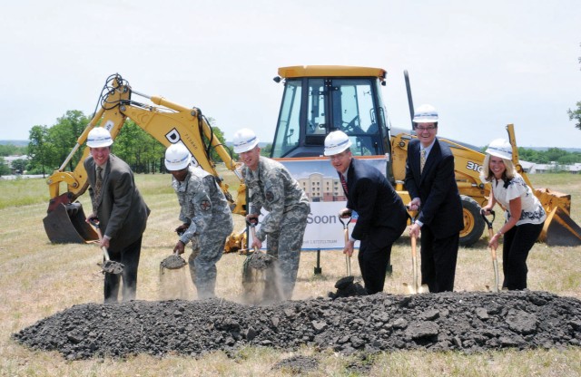 Officials break ground on new hotel at Fort Riley