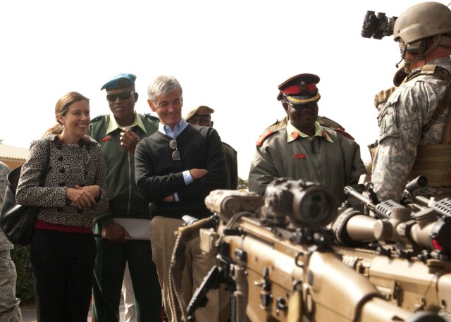 Secretary, Ambassador observe U.S., Botswana Defense Force exercise