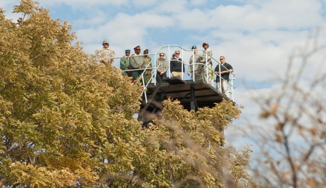 Secretary, Ambassador observe U.S. and Botswana Defense Force exercise