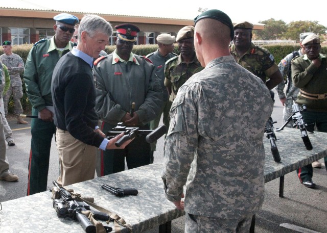 Secretary, Ambassador observe U.S., Botswana Defense Force exercise