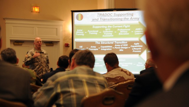 TRADOC commander outlines transition to the Army of 2020