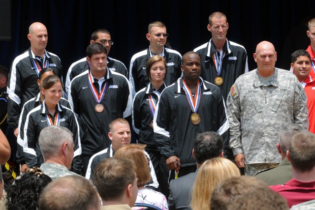 Warrior Games athletes honored at Pentagon ceremony