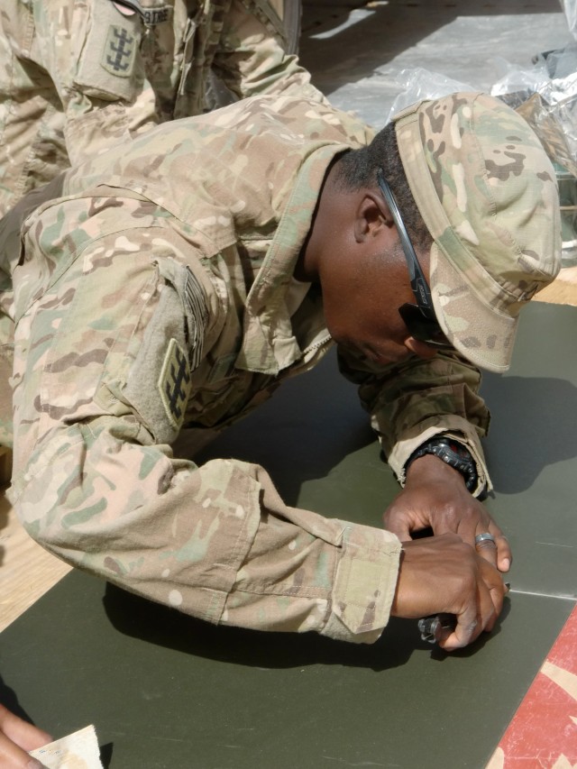 PFC Warren Builds Silhouette Charge