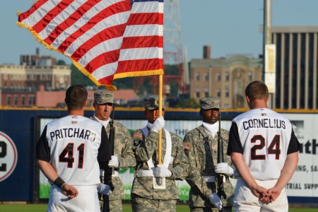 ASC presents colors at River Bandits game, Article