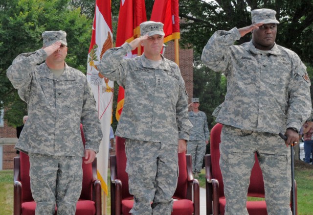 Saluting the Colors