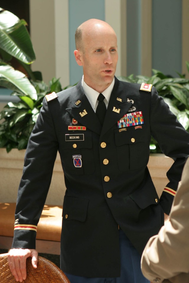 Lt. Col. Chris Becking