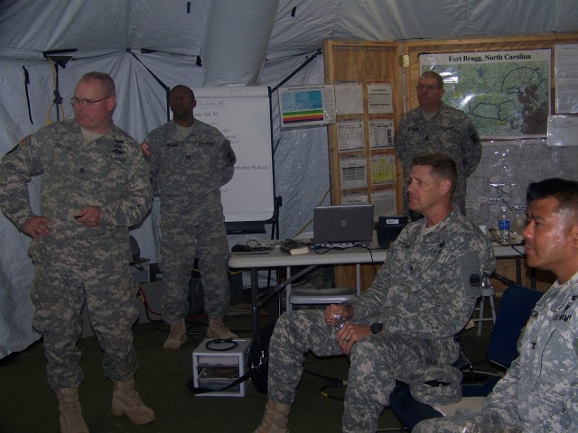 FORSCOM G-4 visits annual quartermaster training