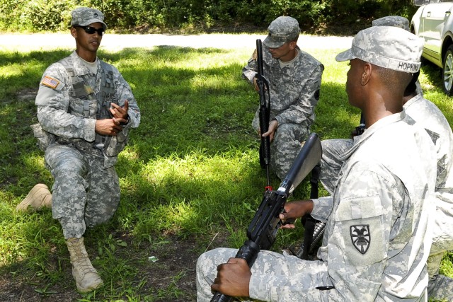 Drill Sergeant Disla explains